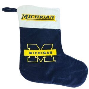 😊 3/$30 University of Michigan Christmas stocking GUC